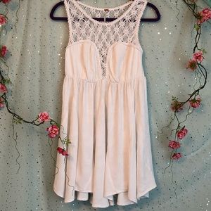 FREE PEOPLE - White Romantic Dress